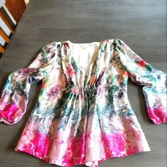 NWOT Sundance Top 100%Silk - Picture 1 of 4